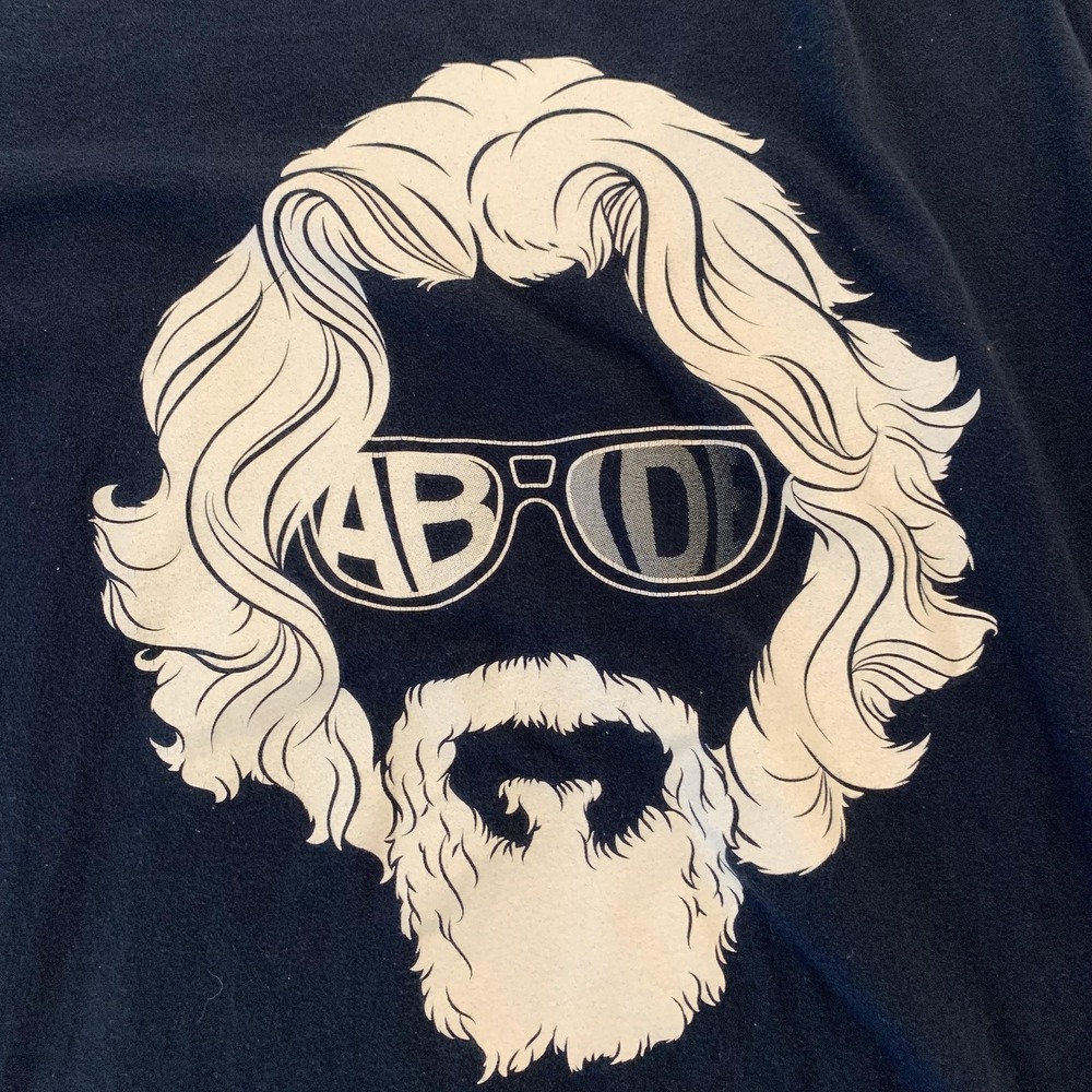 Tapiture Tees Shirt Mens Large Blue The Dude Abide Ski Graphic Tee T-Shirt Dude!